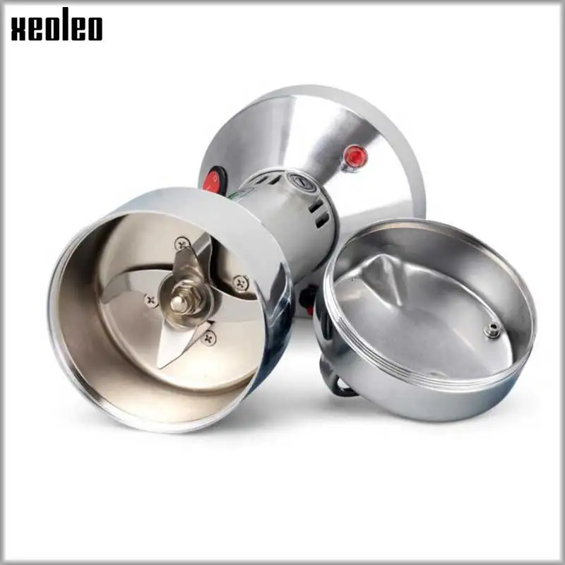 Xeoleo 100g moedor elétrico moinho de grãos máquina moedor feijão moagem máquina aço inoxidável ervas pó máquina 650w