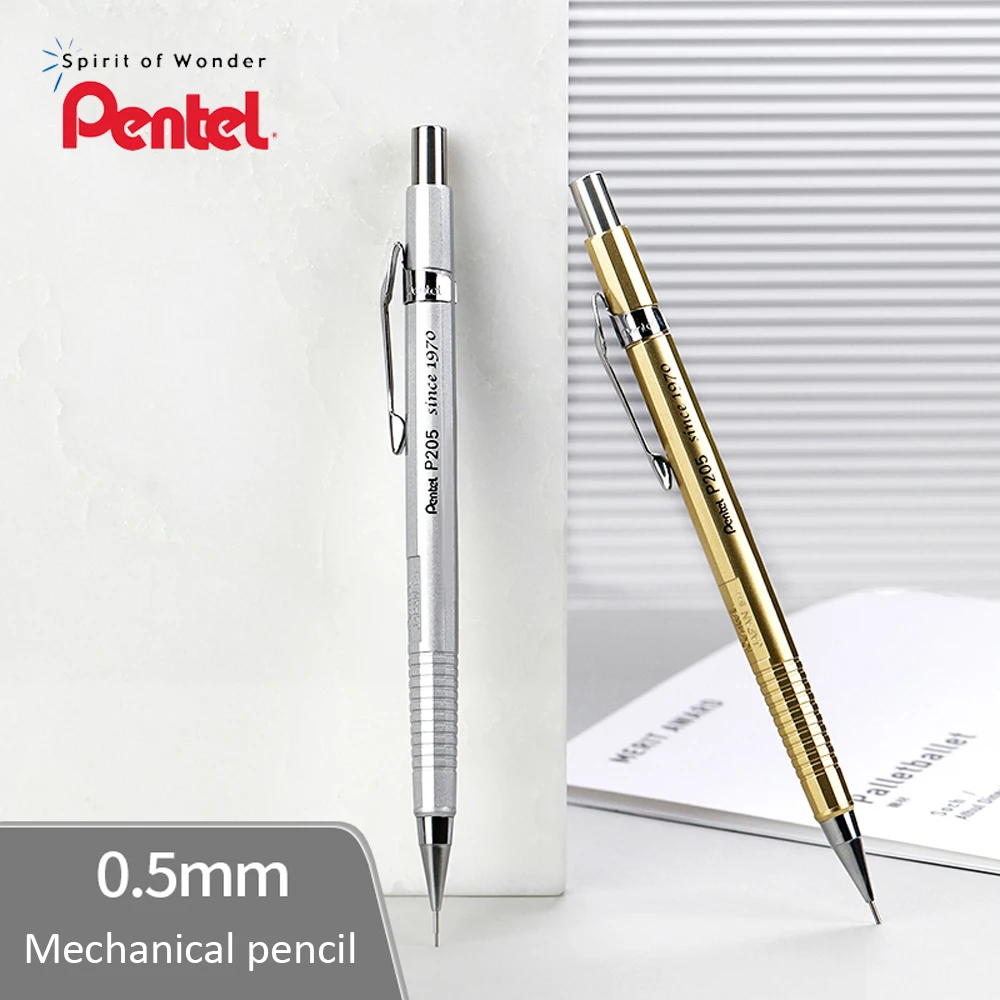 

Japane Pentel Automatic Pencil Is Not Easy To Break The Core 0.5mm Painting Low Center of Gravity Student Office Metal Pencil