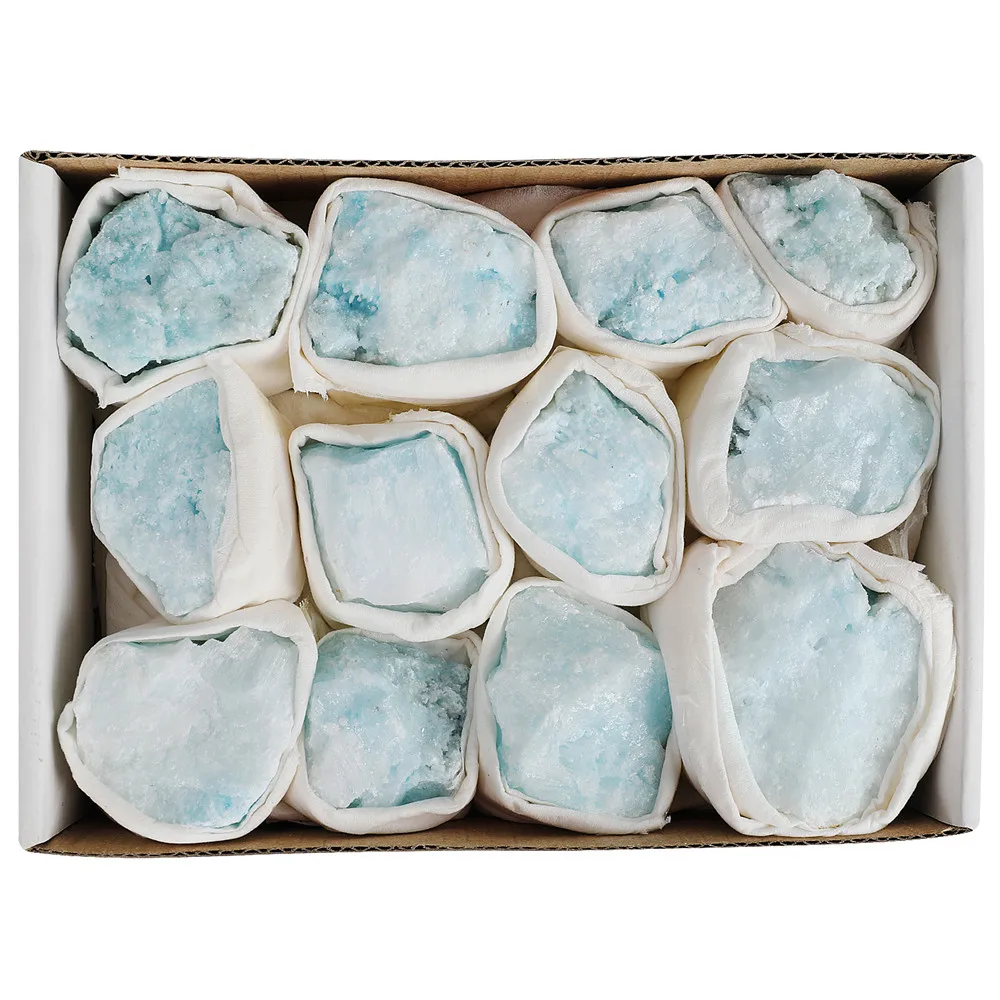 1box Blue Aragonite Sodalite Energy Stones Chakra Divination Stones Natural Stones Raw Minerals Home Decor