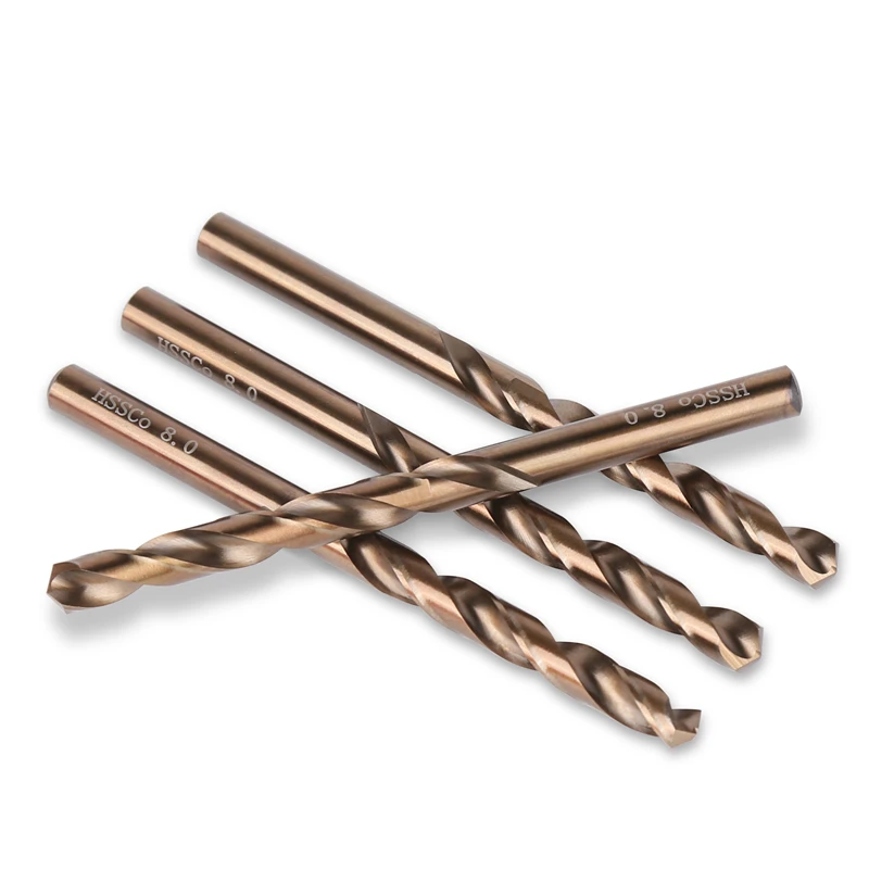 HSS M35 Spiralbohrer 3,0-13mm Gerader Schaft Lochsäge für Edelstahl, Aluminium, Eisen, Holz, Kunststoff, Metallbohrer – Detail 15