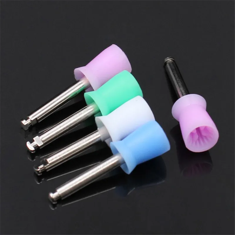 10pcs Dental Polishing Cup for Handpiece Machine Polishing Brush Polisher Prophy Cup Tooth Polish Dental Lab Tools