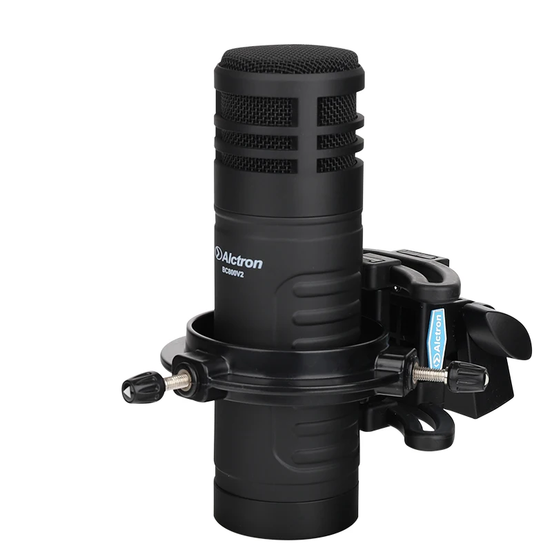 ميكروفون البث الديناميكي Alctron BC800V2 مزود بتركيز منخفض ومنتصف المدى، يستخدم في التسجيل الصوتي، والتقاط الأدوات