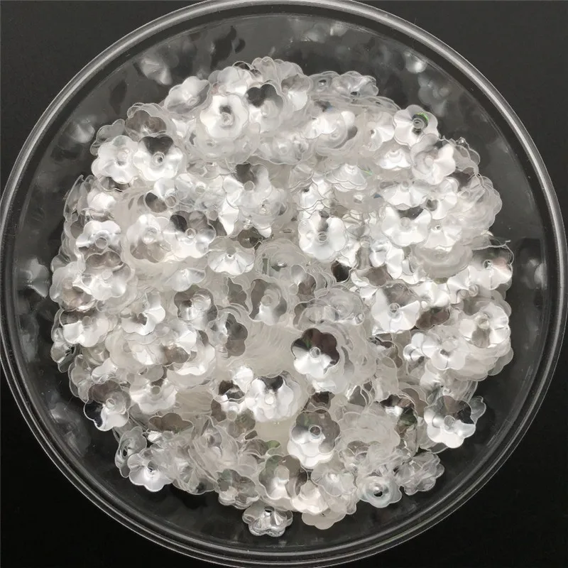 30g Crystal Transparent Color Series Loose Sequins Paillettes For Sewing ,Shoes,Hat,Kids DIY,Crafts Accessories Wholesale