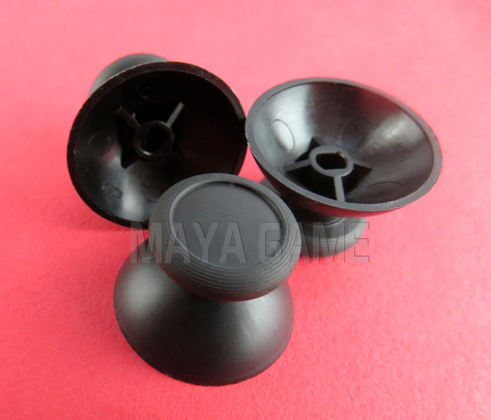 닌텐도 NS 스위치 프로 조이스톡용 정품 OEM 조이스틱 캡 컨트롤러, 3D 아날로그 커버, 블랙, 2 개