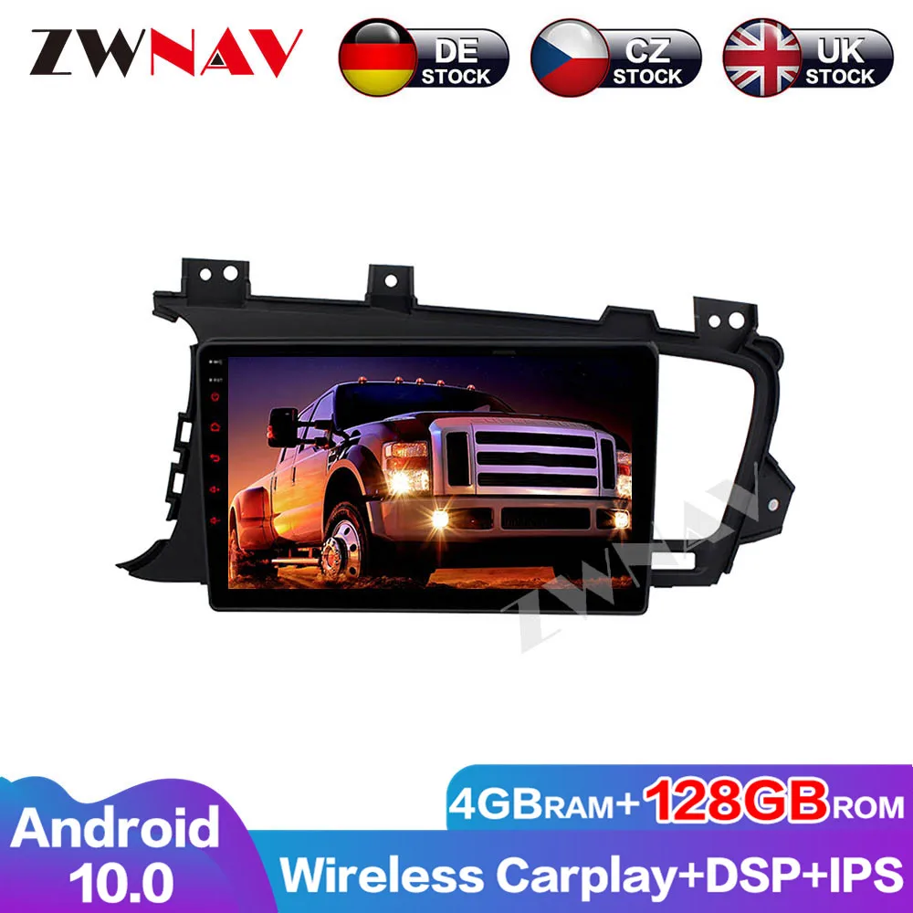 128G Carplay Android 10.0 Touch Screen Car DVD Player for Kia Optima 2015 GPS Auto Radio Audio Stereo Multimedia Head unit