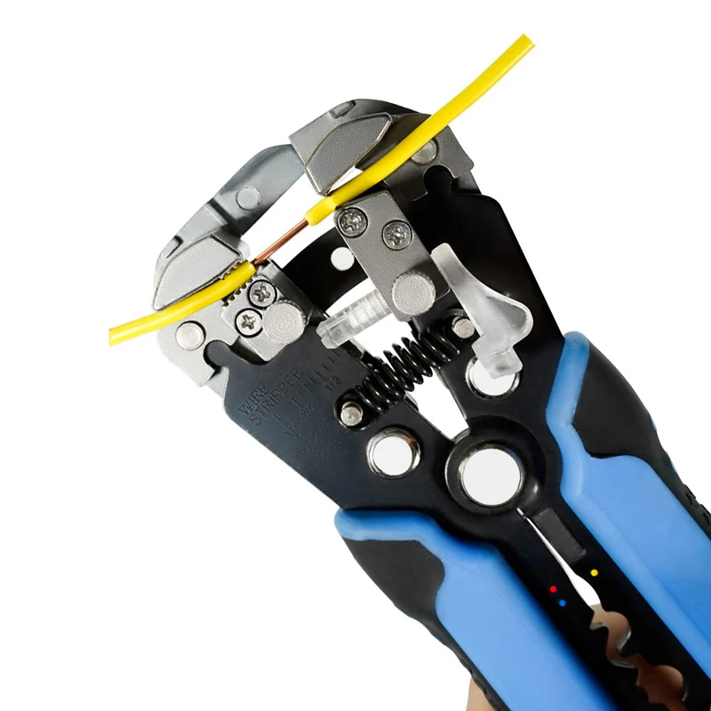 Wire Stripper Clamp Adjustable Stripping Length Wire Cable Cutting Multi-Functional Stripping Terminal 0.2-6mm Tool