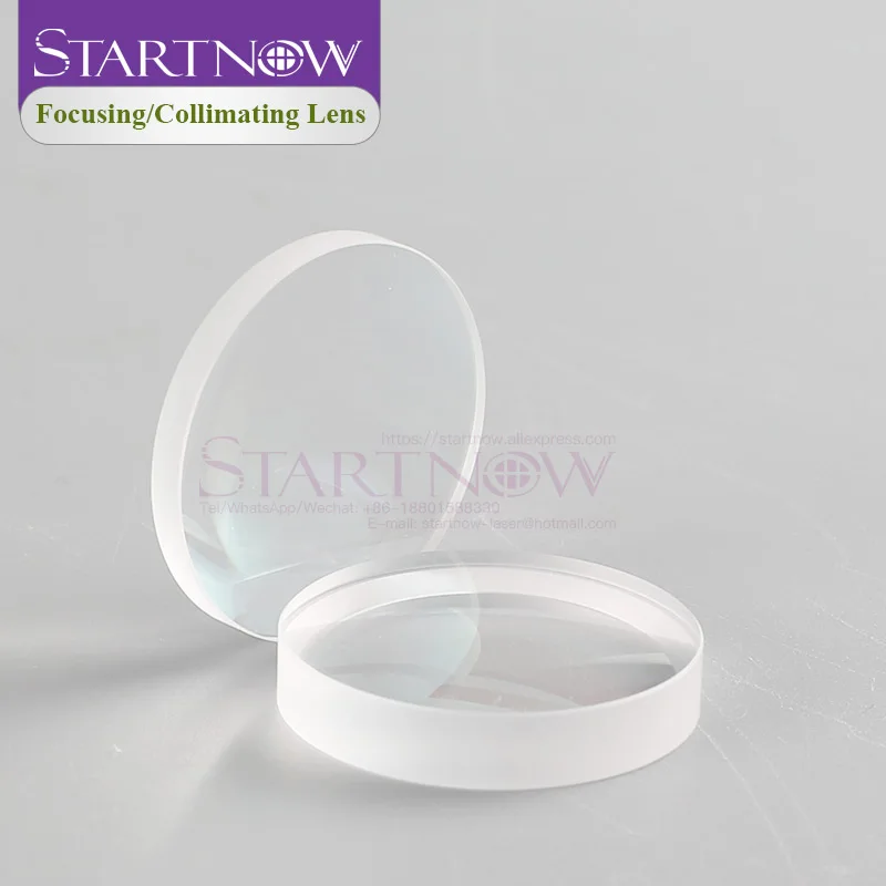 Imagem -04 - Startnow Peças 1064nm Fibra Laser Colimate Lente D37 38.1 Quartzo Lente de Focagem Raytools Wsx Precitec Peças da Máquina Corte a Laser