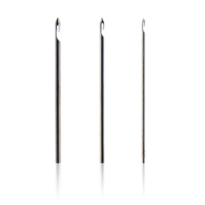 탬버 후크 3 바늘 70 90 100 자수 도구, 스팽글 비드 바늘 도구 세트 키트 공예 액세서리 E56C