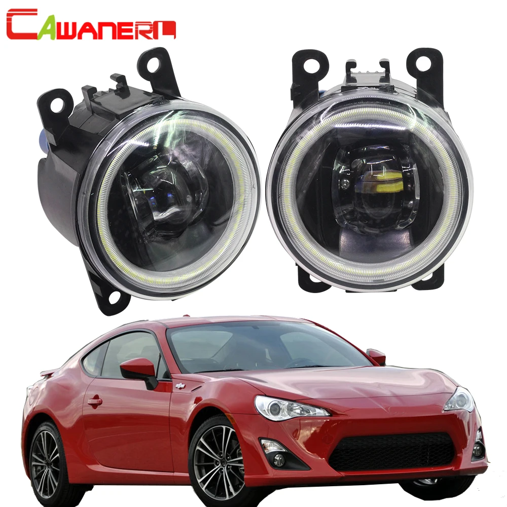 

Cawanerl 2 Pieces Car Styling LED Lamp Fog Light Angel Eye DRL Daytime Running Light 12V For Scion FR-S 2013 Onwards