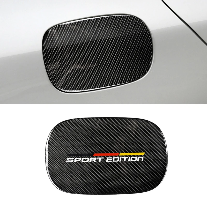 

For Mercedes Benz C Class W205 2015 2016 2017 2018 Carbon Fiber Car Styling Exterior Fuel Tank Cover Sticker Trim