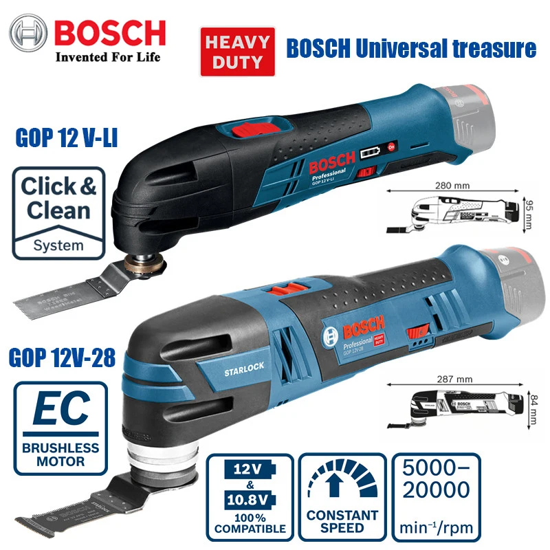 Перезаряжаемый Многофункциональный режущий и шлифовальный станок Bosch 12 В, стандартный автомобильный бесщеточный двигатель Перезаряжаемый Многофункциональный режущий и шлифовальный станок Bosch 12 В, стандартный автомобильный бесщеточный двигатель
