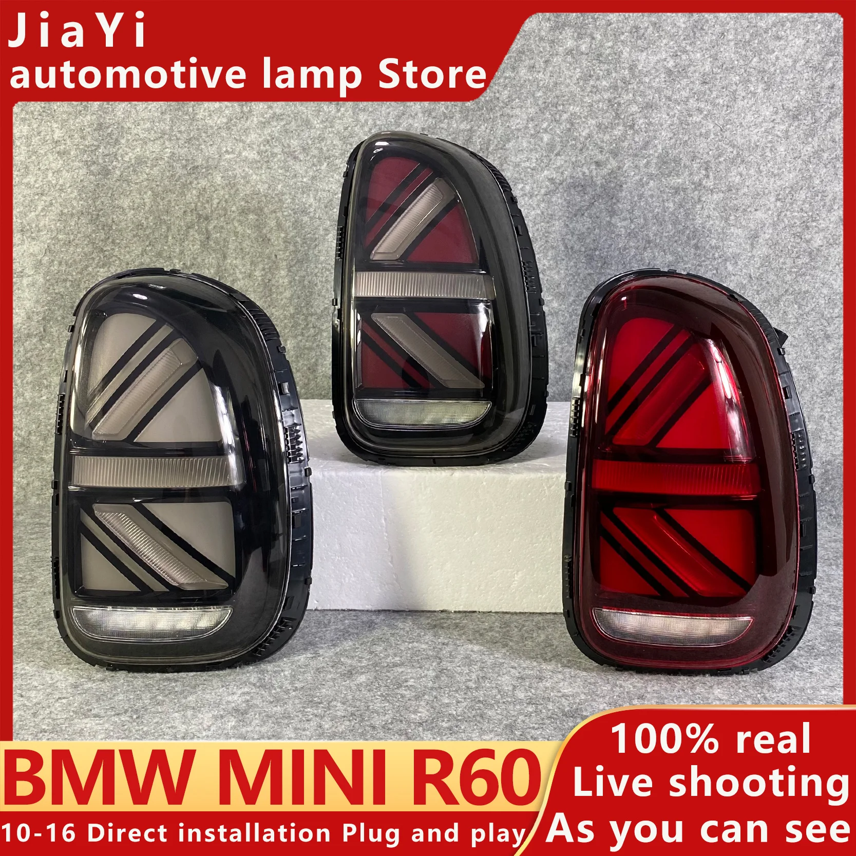 

R60 tail light Countryman LED tail light dynamic LED turn signal car British flag shape