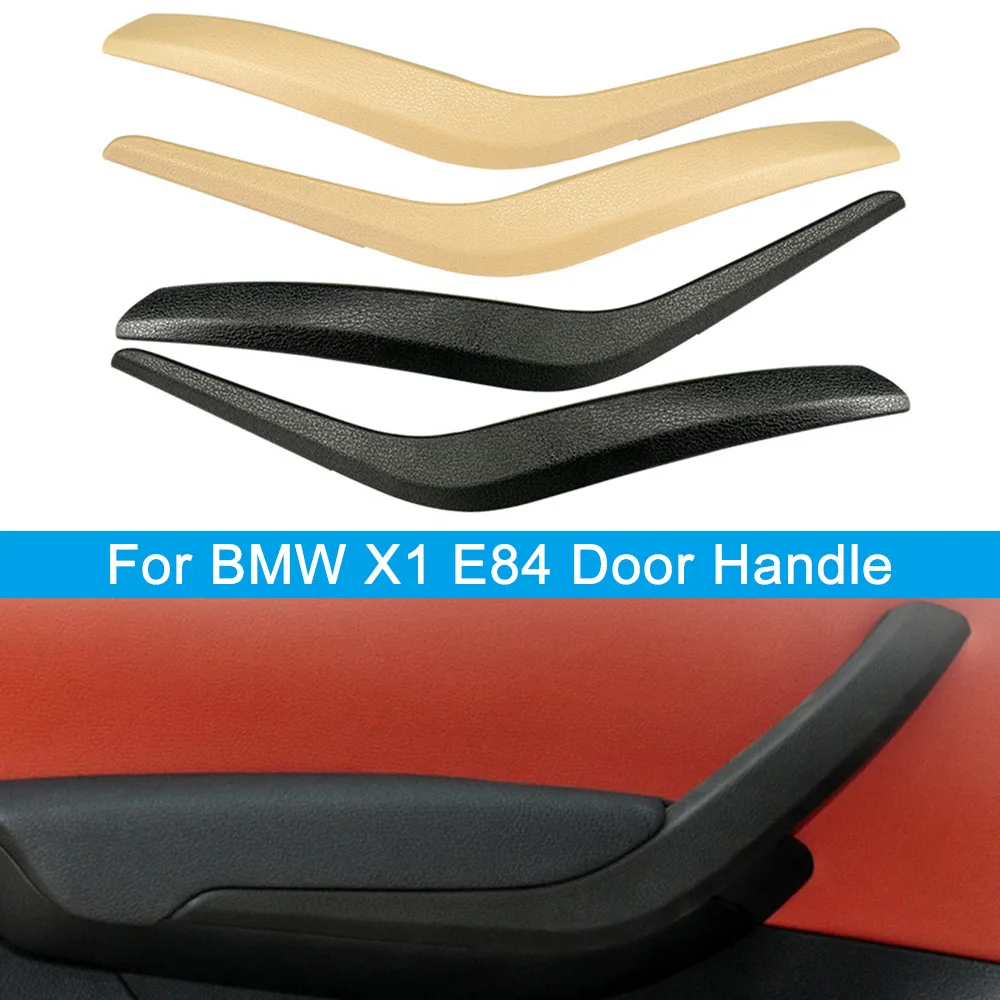 Car Inner Front Rear Door Panel Handle Cover Auto Left Right Interior Door Armrest Pull Trim Cover Kit For BMW X1 E84 2010-2016