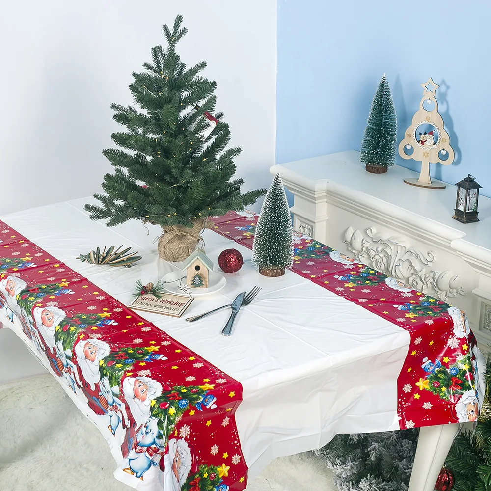 New Christmas decorations tablecloth christmas table decorations  new year decorations