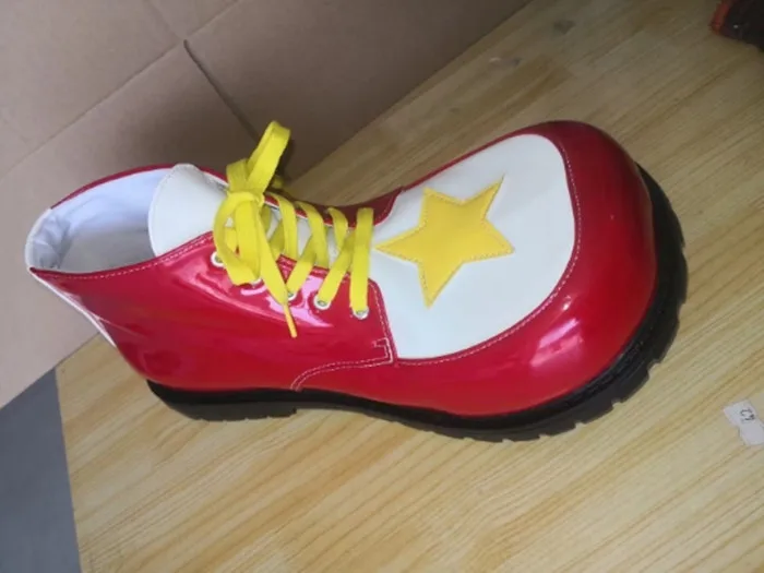34ซม.Big ToeตลกClownรองเท้าหลายสีJokerคอสเพลย์ฮาโลวีนCarnivalเสื้อผ้าFavors Party Stage Performance