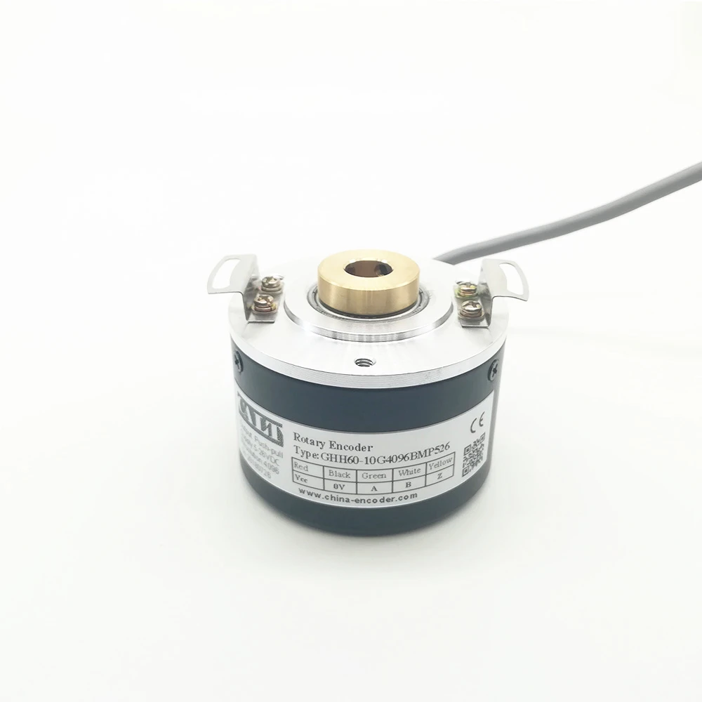 Incremental rotary encoder GHH60-10G2500BML526 optical sensor 2500 pulse line driver output cable side 5 volt ip54