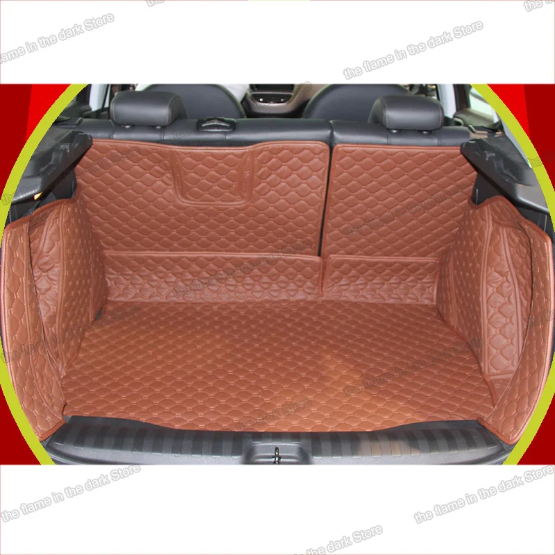 

Leather Car Trunk Mat Cargo Liner for peugeot 2008 2013 2014 2015 2016 2017 2018 A94 accessories rear boot interior auto