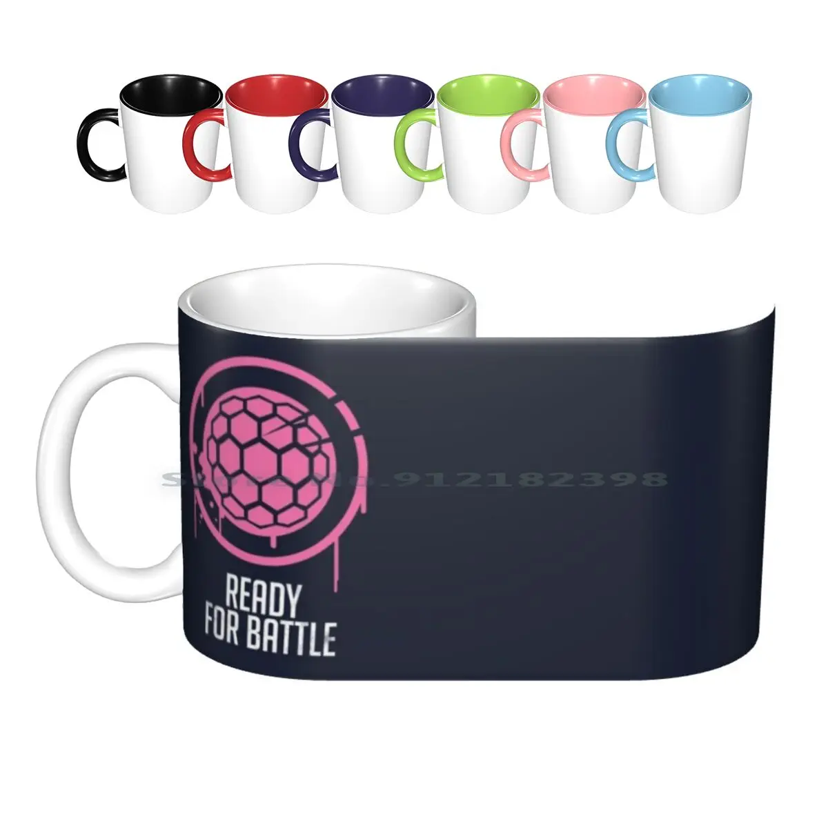 Ready For Battle Ceramic Mugs Coffee Cups Milk Tea Mug Zarya Spray Face Videogame Videogames Online Battle Hero Hero Never Die