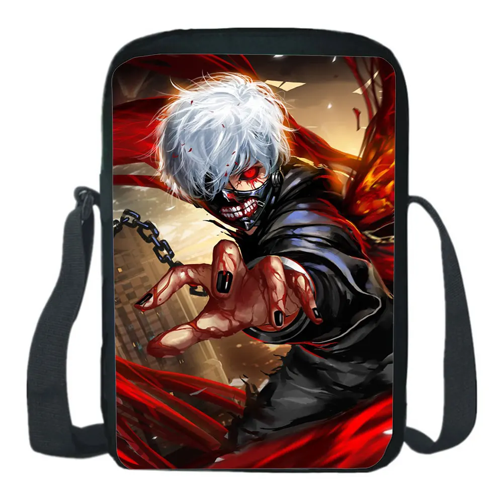 Anime Tokyo Ghoul Mini Messenger Bags Shoulder Bags Women Crossbody Bags Manga Kaneki Ken Ladies Handbag Girls Small Satchel