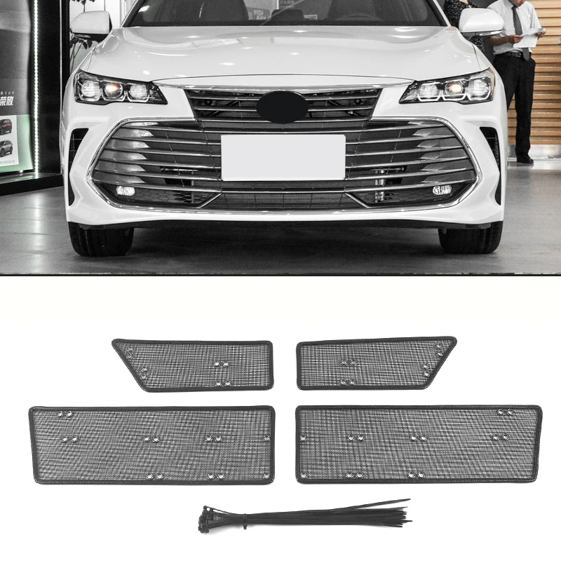 

Front Head Grille Insert Net Insect Screening Mesh Cover Trim Fit For Toyota Avalon 2019 2020 2021 Accessories