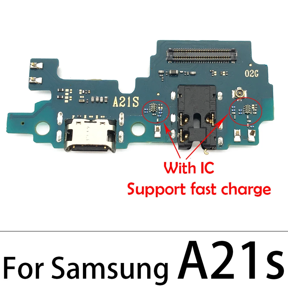 USB Charging Port Charger Board Flex  For Samsung A51 A11 A01 A21s A31 A41 A71 A21 A70s A10s A20s A30s A50s Charging Connector