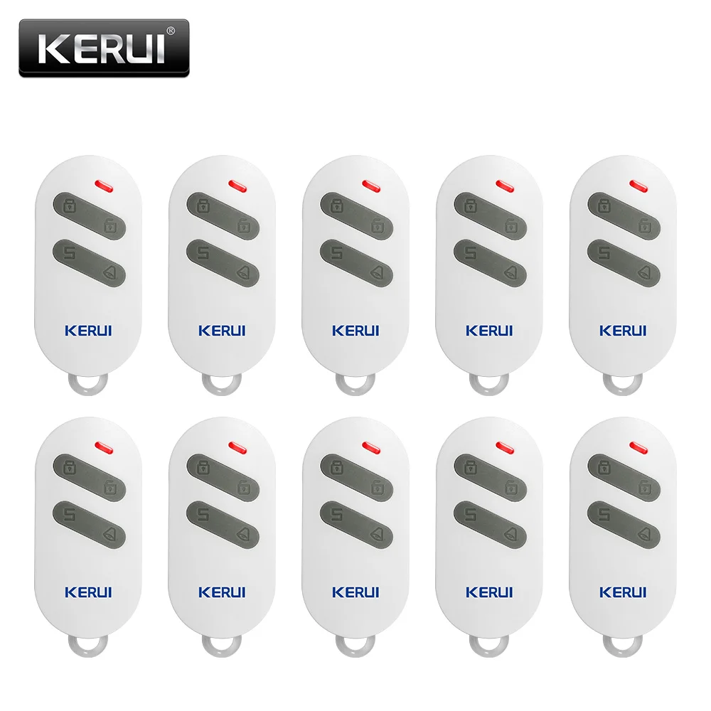 KERUI RC532 Wireless Remote Controller Plastic KeyChain 4 Keys Only For Our Wifi / PSTN / GSM Home Burglar Security Alarm System