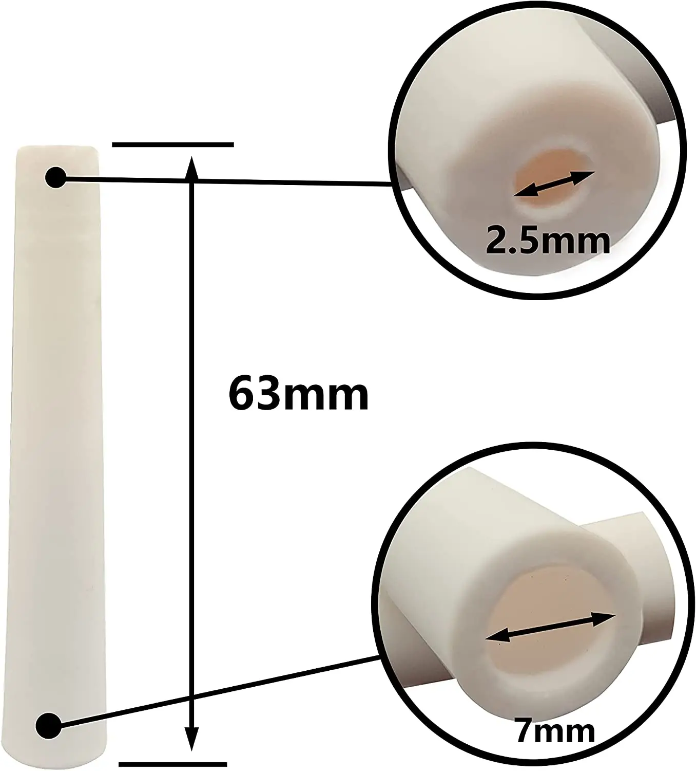 arge Ceramic Sandblaster Nozzle Tip,Valve  Holder Lasting Professional blasting gun kits with 2 ceramic nozzles