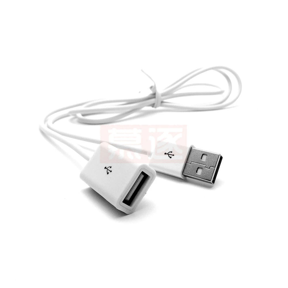 New Arrival biały pcv Metal USB 2.0 rozszerzenie męskie i żeńskie kabel Adapter przewód 1m 3Ft 6TY