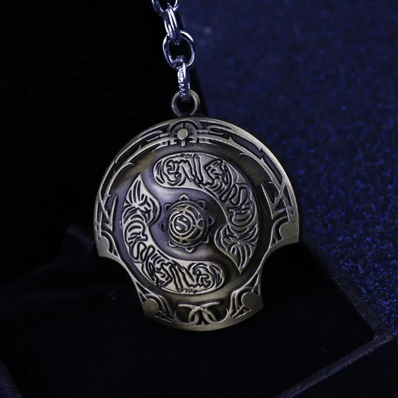 New Arrival Dota 2 Immortal Champion Shield Key Chain Dota2 Keychain Car On Line Jewelry Accessories Keychain Cosplay Jewelry