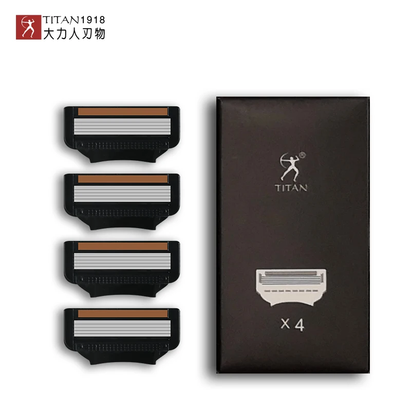 Titan safety razor, metal handle high quality shaving razor , replaceable blade razor