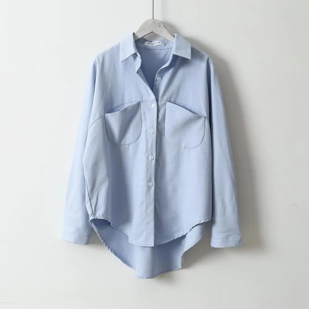 2021 frühling Frauen Sommer Bluse Koreanische Lange Hülse Frauen Tops Und Blusen Vintage Frauen Shirts Blusas Roupa Feminina Tops