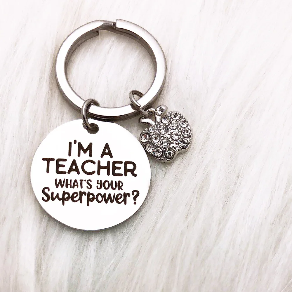 Zciti personalized  Apple diamond keychain couple Key Ring Silvery Lovers  Key Chain Souvenirs Valentine's Day Jewelry Gifts