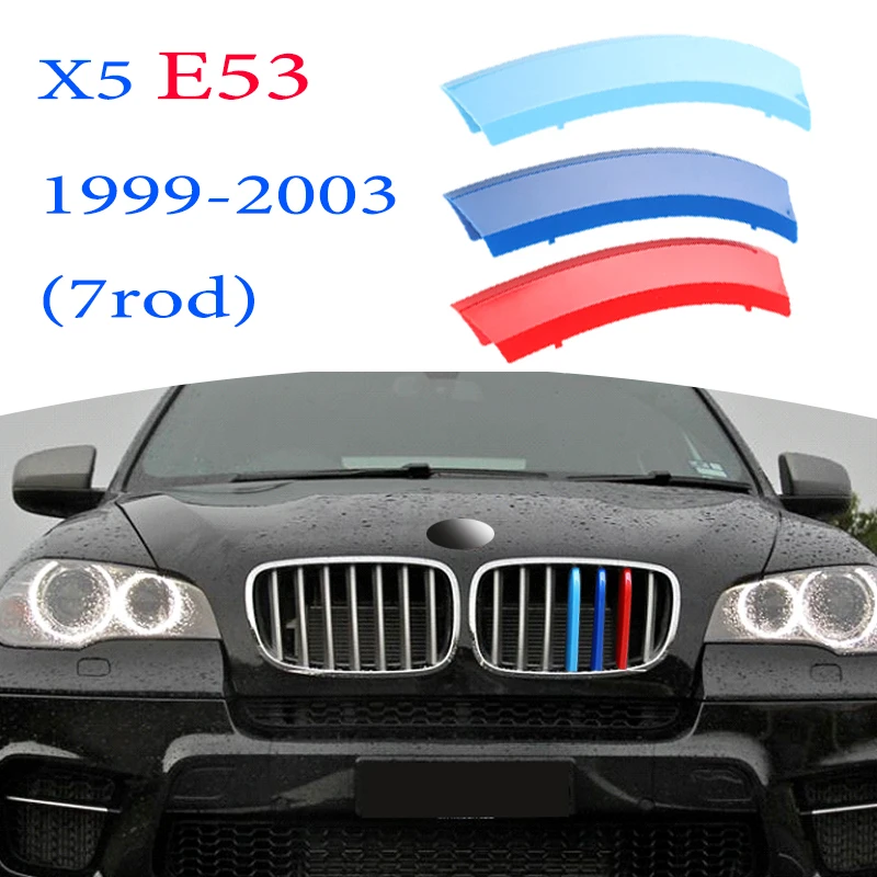 3 Stück Auto gitter Zierleiste für BMW x1 x2 x3 x4 x5 x6 x7 e84 f48 f49 f39 e83 f25 g01 f26 g02 e70 f15 e53 g05 e71 e72 f16 g06 g07
