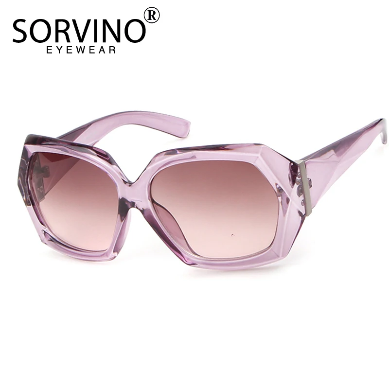 

SORVINO Retro Oversized Shades hex sunglasses for Women 2024 Luxury Brand Designer Eyewear Polygon Gafas Men Sun Glasses