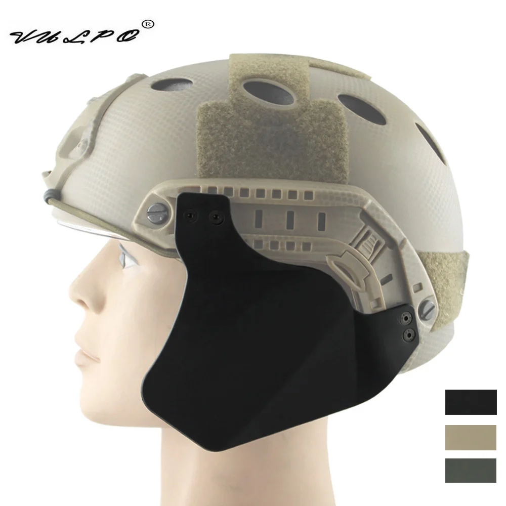 VULPO protector lateral de orejas para casco táctico MICH ACH Airsoft - imagen 2