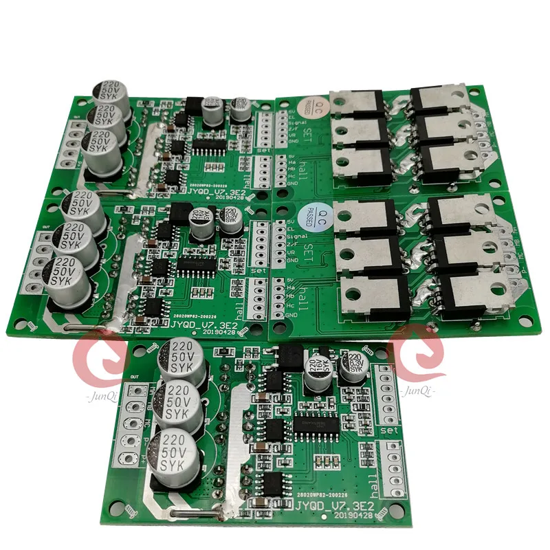 5pcs /Lot Original JUYI BLDC Driver Board, JYQD_V7.3E2 DC12V-36V 500W High Power Brushless Motor PWM Controller Driver Board