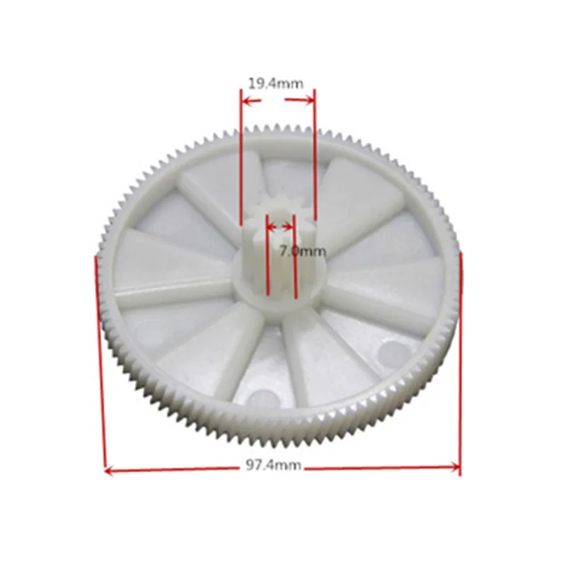 Meat Grinder Parts KW650740 Plastic Gear for Kenwood MG300/400/450/470/500 PG500/520/510