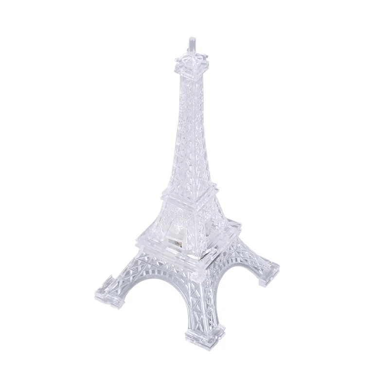 3D Romantic France Eiffel Tower/Paris Tower LED Night Light RGB Bedroom Table Lamp Kids Friends Family Gifts Home decoration