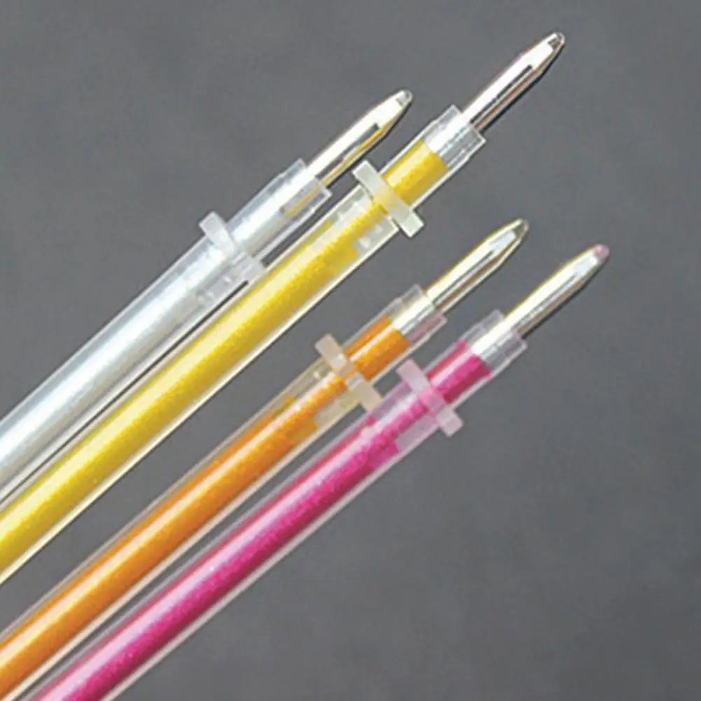 핫 세일! 12/24/36/100 개 멀티 컬러 1mm 필기구, 페인팅 젤 펜, 교체 가능한 리필