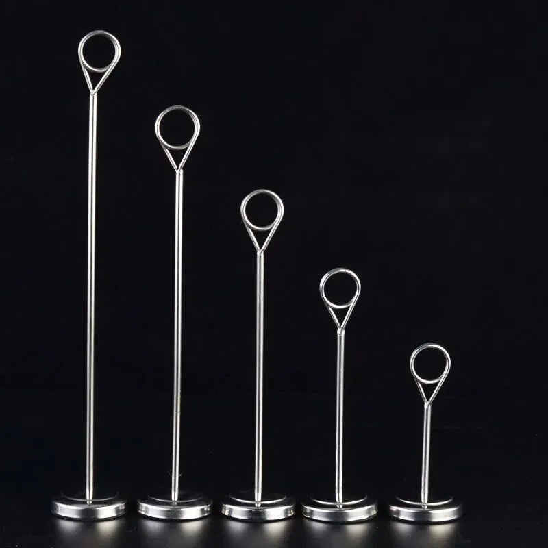 Stainless Steel Table Number Holder Place Card Holder Table Picture Holder Wire Photo Holder Clip Menu Memo Note Stand
