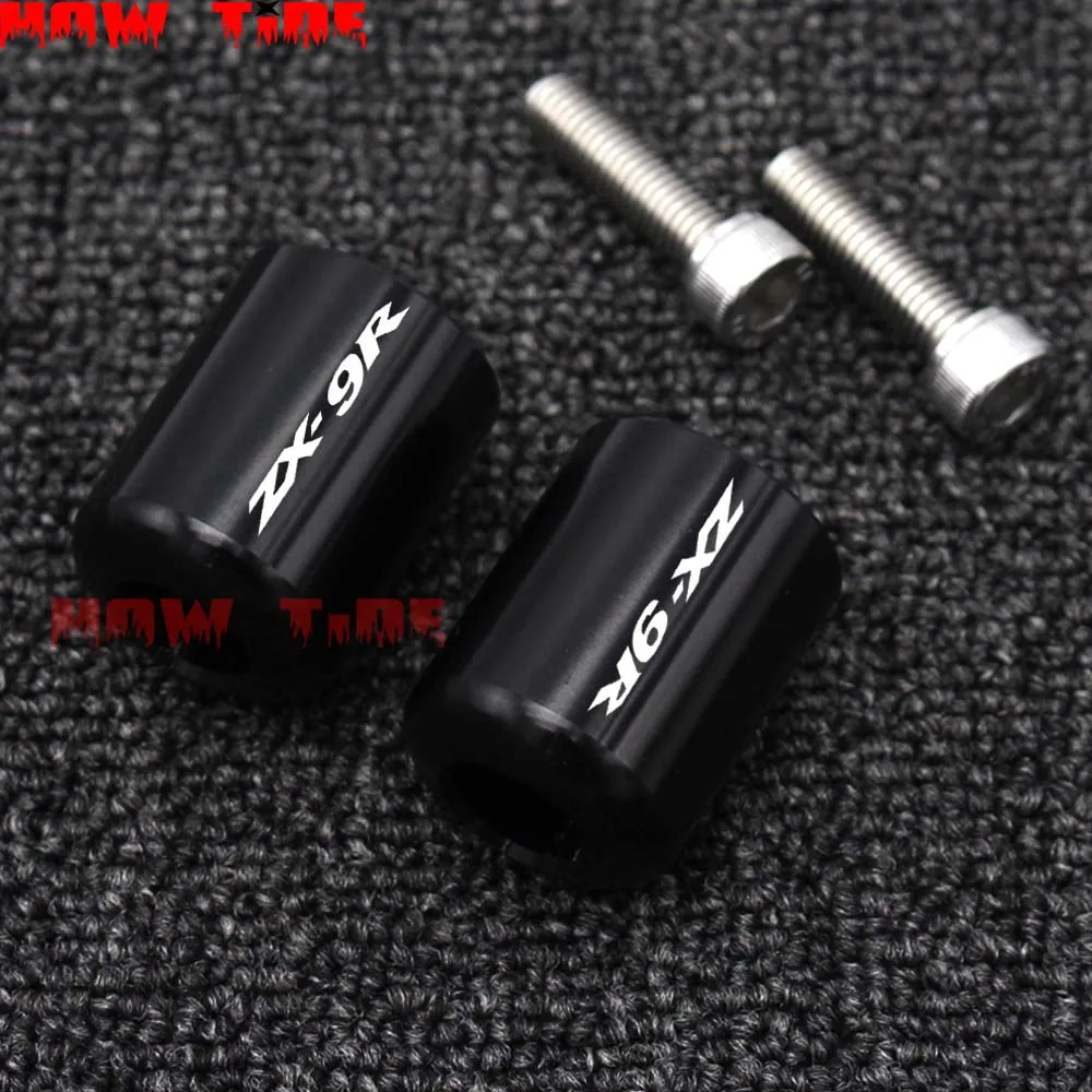Motorcycle Kawasaki Accessories CNC handlebar handle clamp cover for ZX9R ZX-9R 1998 1999 with logo (ZX-9R)