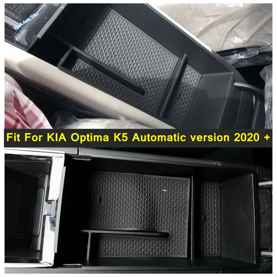 

Interior Armrest Box Secondary Storage Pallet Tray Container Box Cover Accessories For KIA Optima K5 Automatic Version 2020 2021