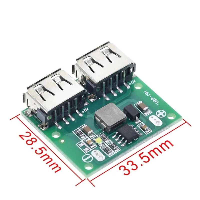 9V 12V 24V Naar 5V DC-DC Step Down Charger Power Module Amp Dual Usb Output Buck voltage Board 3A Auto Opladen Regulator 6-26V