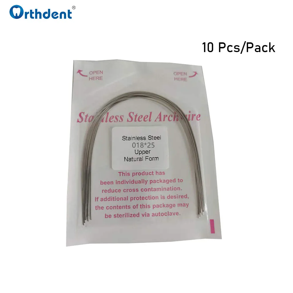 1 Pack Dental Stainless Steel Wires Natural Form Orthodontic Arc For Braces Rectangular Archwire Dentistry Teeth Therapy Tool