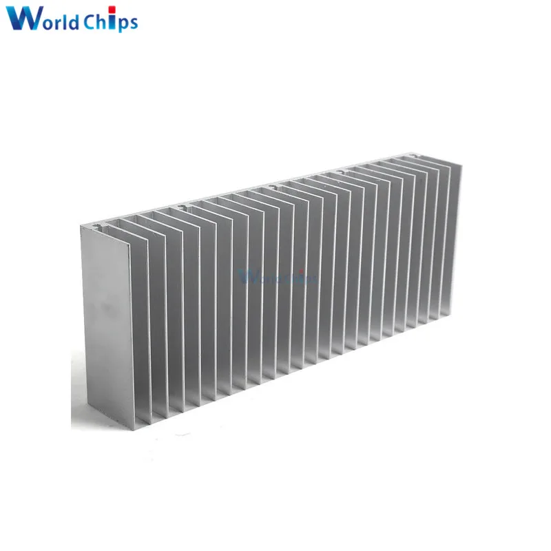 60x150x25mm Silver Aluminum Heatsink Heat Sink for Chip IC LED Electronic Heat Dissipation Cooling Cooler