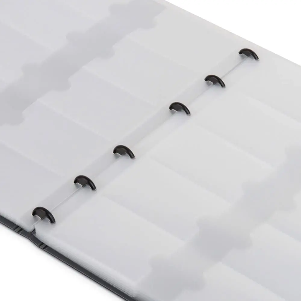 Business Card Book, Name Card Holder Book with 600 Business Cards Capacity (Blue)