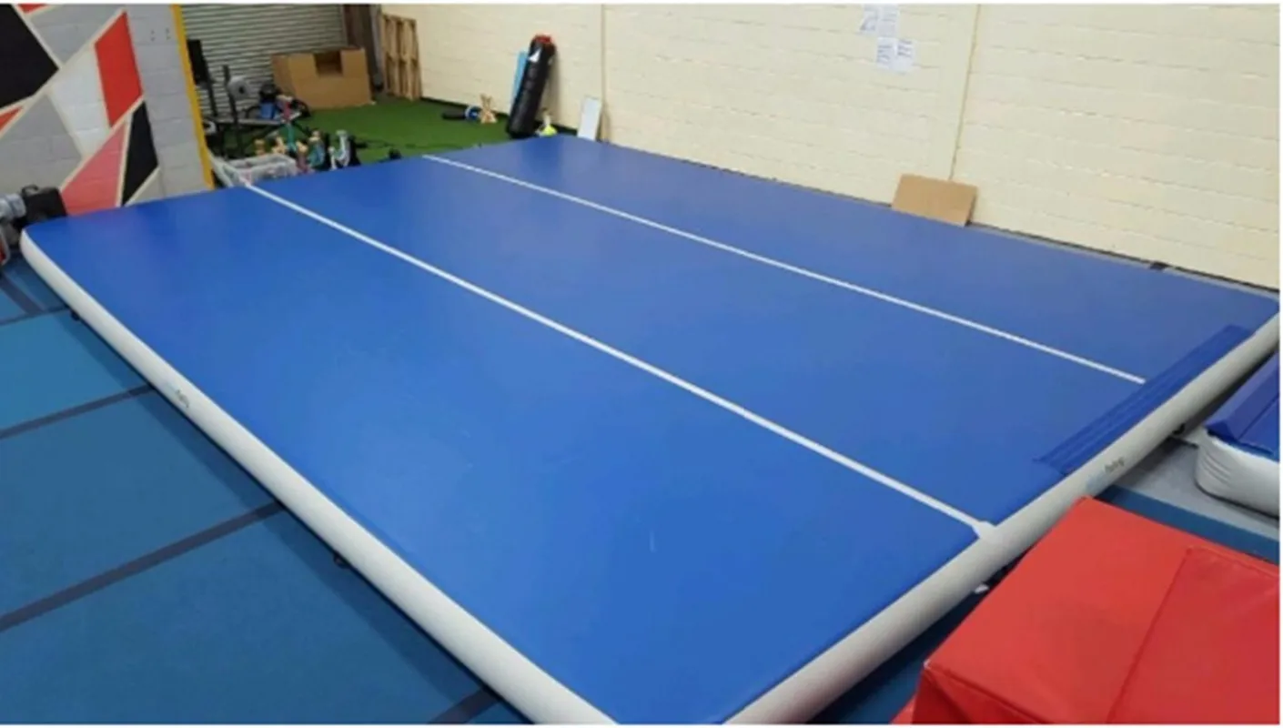 

Free Shipping Tumbling Exercise Mat Air Track 8*4*0.2m Air Gymnastics Training Mat with Electric Air Pump