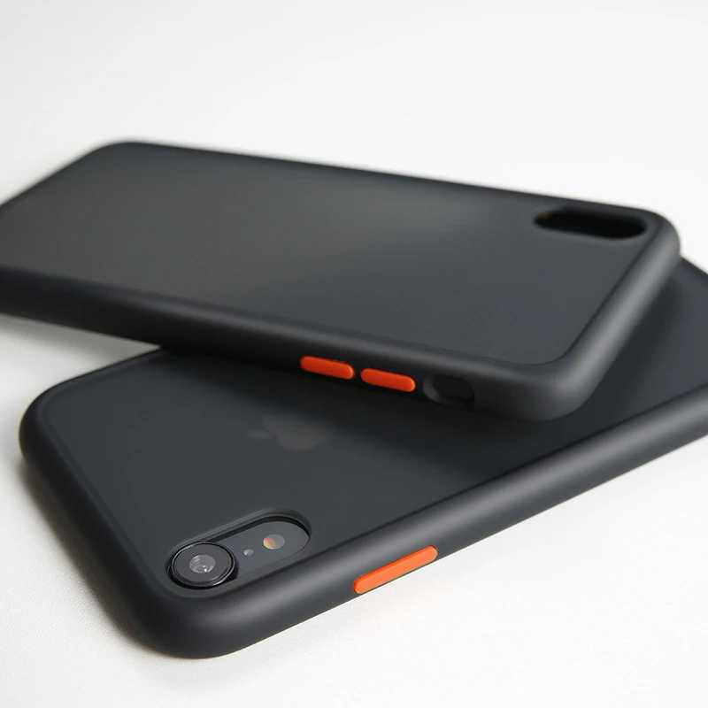 Luxury Shockproof Silicone Phone Case for iPhone 12 Mini 11 Pro Max XS XR 7 8 Plus Protective Matte Soft TPU Logo Cover Coque