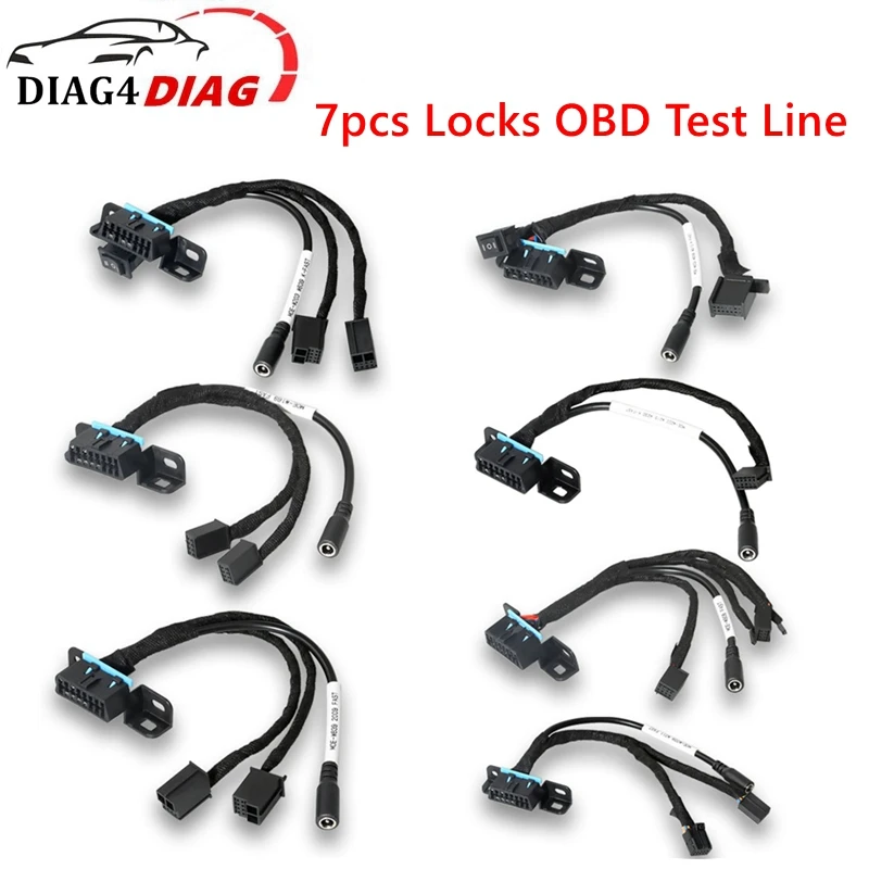 

Locks OBD All EZS Test Line 7 pcs For Mercedes Works with VVDI MB Tool for W209/W211/W906/W169/W208/W202/W210/W639