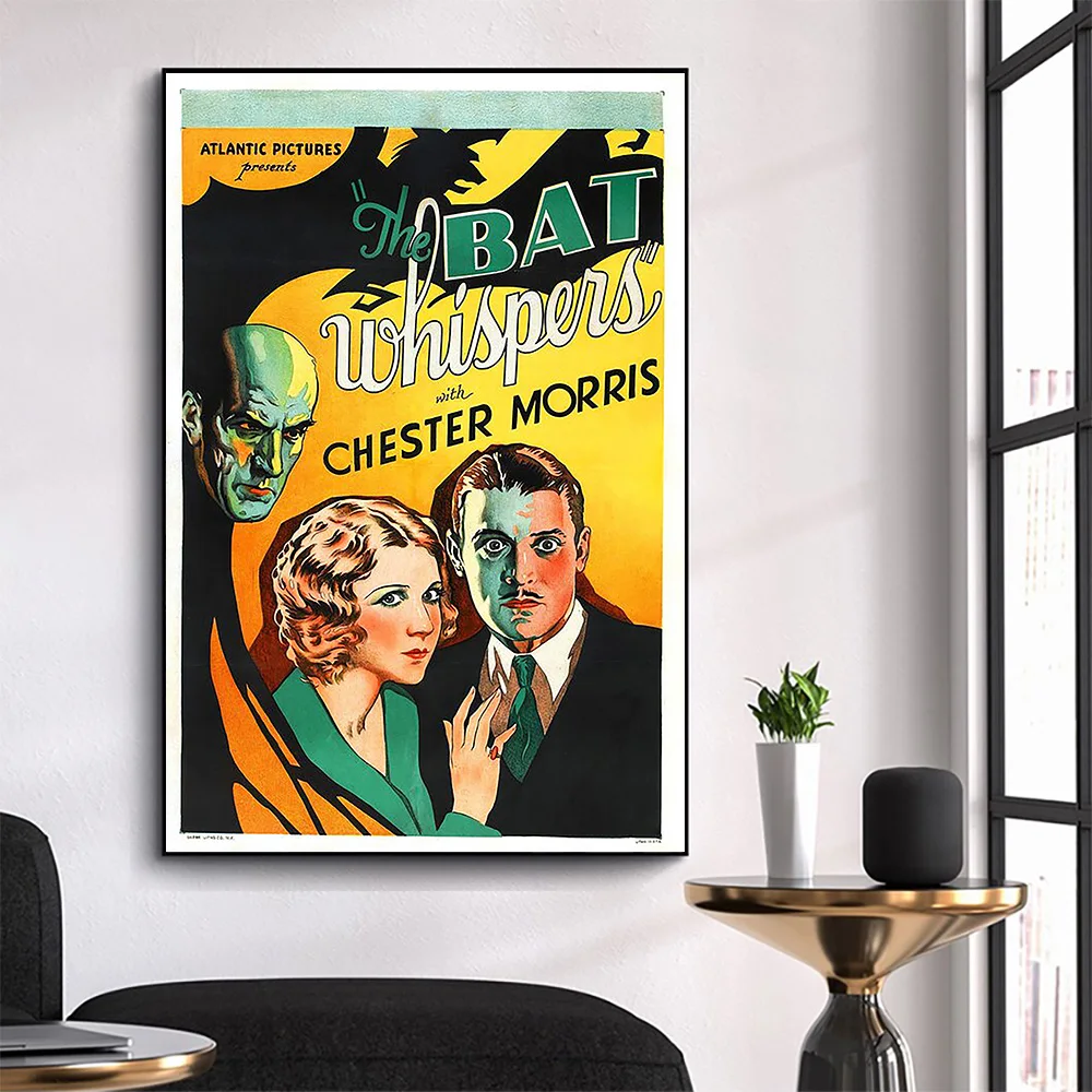 WM3400 The Bat Whispers Classic Movie HD Silk Fabric Poster Art Decor Indoor Painting Gift